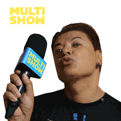 Mic Kiss Sticker by Multishow