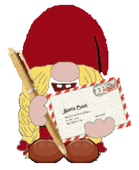 Dear Santa Christmas Sticker