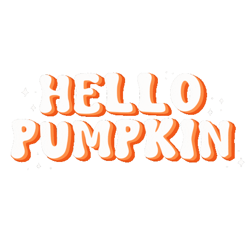 hannahcollective giphyupload hello fall pumpkin Sticker
