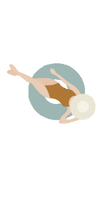 Water Swimming Sticker