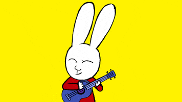 Rock N Roll Reaction GIF by Simon Super Rabbit