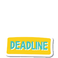 Project Deadline Sticker by Buro Eef  •  grafisch ontwerper