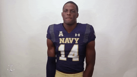Navy Football GIF by Navy Athletics