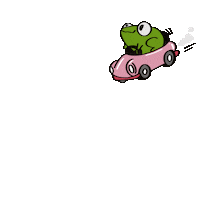 Car Driving Sticker