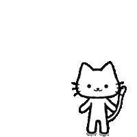 Happy Cat Sticker by おちょう