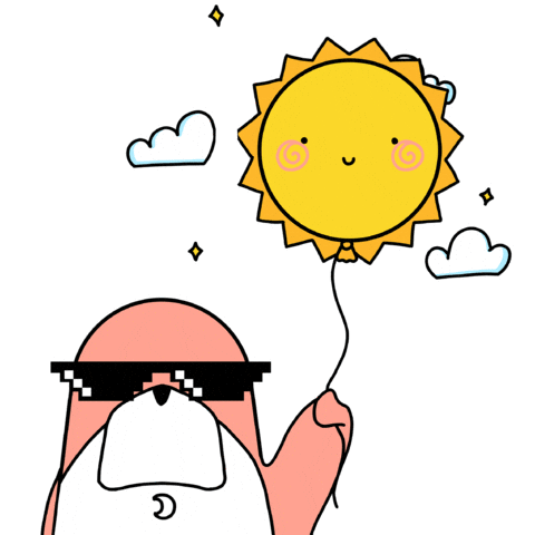Sun Hello Sticker