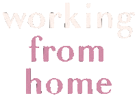 Working Work From Home Sticker by Louisa Taylor Studio