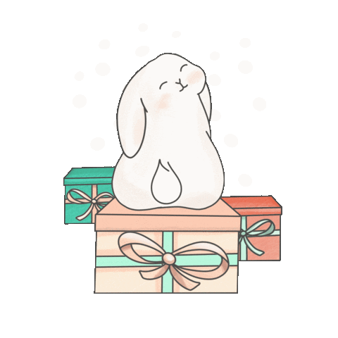 Happy Bunny Sticker by Rabbits World