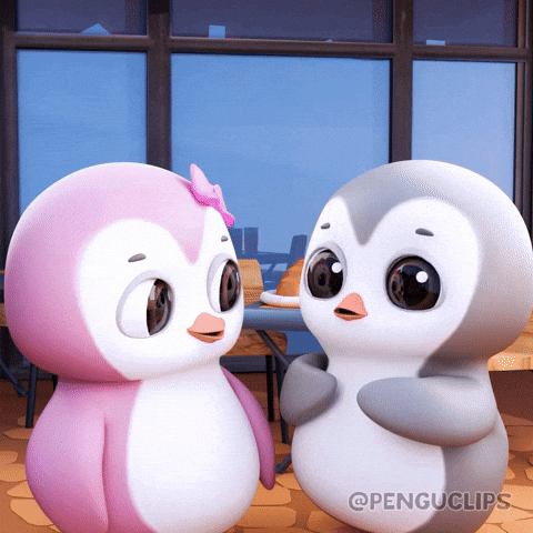 Penguclips emotional pengu penguins cute animals GIF