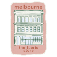 Melbourne Sticker by The Fabric Store