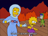 lisa simpson dancing GIF