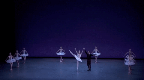 partnering sara mearns GIF by New York City Ballet
