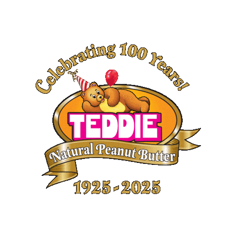 Celebrate Teddy Bear Sticker by Teddie Peanut Butter