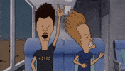 beavis and butthead headbang GIF