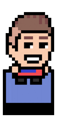 Pixel Working Out Sticker