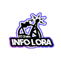 radiolora lora radio lora radiolora info lora Sticker
