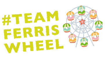 happy_everything happy ride carnival fair Sticker