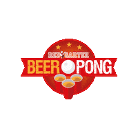 Redgarter beer pong beerpong redgarter red garter Sticker