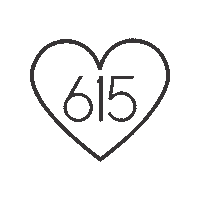 Valentines Day Heart Sticker by 615 Collection