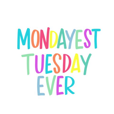 Monday Ugh Sticker