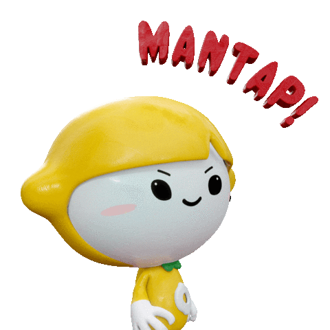 3D Lemon Sticker