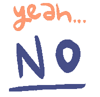 Mommingwithtruth no nope i dont think so boundaries Sticker