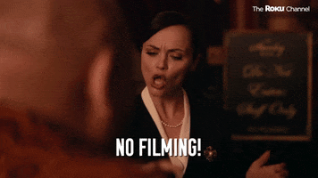 Christina Ricci Stop Filming GIF by The Roku Channel