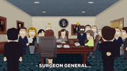 president meeting GIF by South Park 