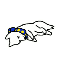 yingtaidibujar anime tired rest husky Sticker
