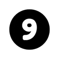 Number Blanco Sticker