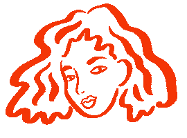 Lucy Yak Sticker by Bodil Jane