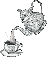 Tea Time Coffee Sticker by Weston Table