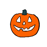 amberino halloween pumpkin jack o lantern lantern Sticker