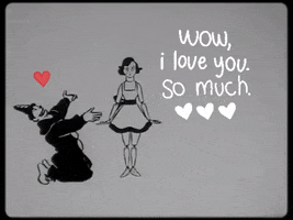 Black And White Love GIF by Fleischer Studios