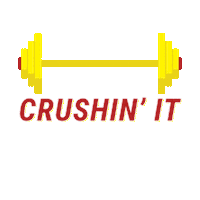 Workout Crushing It Sticker by Fitness Connection