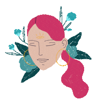 Girl Woman Sticker