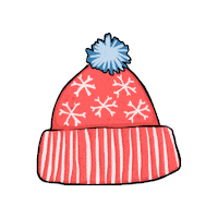 HandmadeinNorway snow winter hat cold Sticker