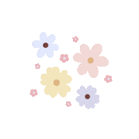 bethhallart flowers daisy daisies spring flowers Sticker