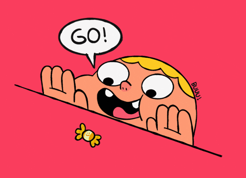 Candy Go GIF by Buuuilustraciones