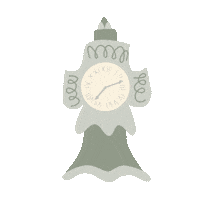Vintage Clock Sticker