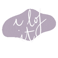 emedemagia lettering blanco i love it me gusta Sticker