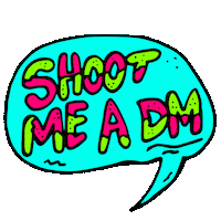 Dm Me E-Mail Sticker by Nuttz