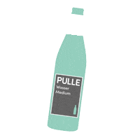 trinkpulle water wasser pulle trinkpulle Sticker