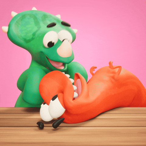 Love You Laughing GIF by Claynosaurz