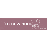 Im New Here Sticker by Welcome Baby Co.