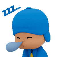 Sleepy Sticker by Pocoyo