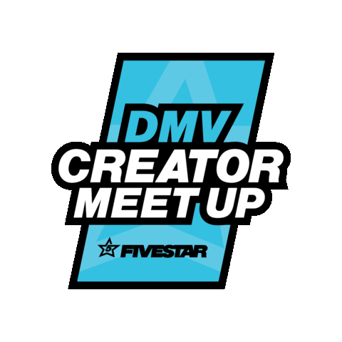FivestarVids giphygifmaker fivestar fivestar creator meet up Sticker