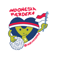 Merdeka Dirgahayu Sticker by Widianiely