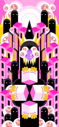 Pop Art Pink GIF by Shallow Lagoon