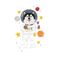 Lucky 13 Space Sticker